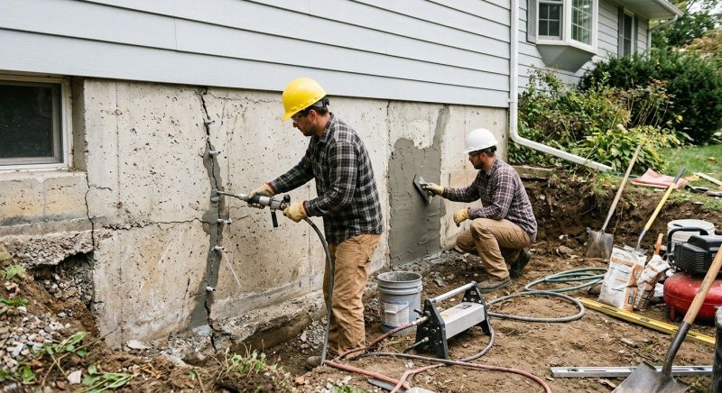 Basement Foundation Repair in Emerald Isle, NC