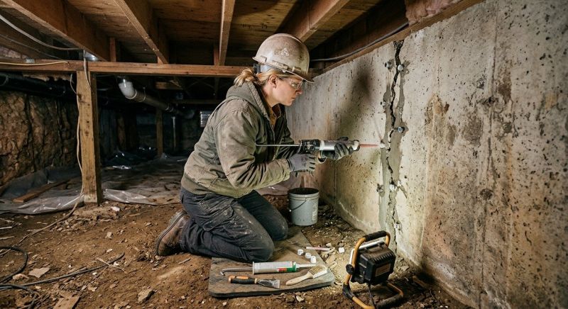 Basement Foundation Repair in Maysville, NC