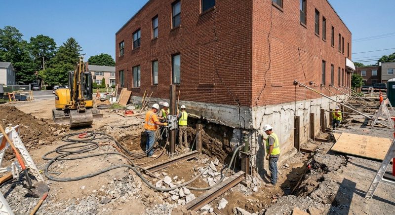 Building Foundation Repair in Morehead City, NC