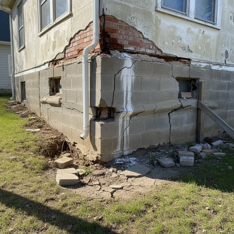 Cracked Foundation Repair in Carteret County, NC