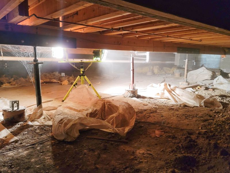 Crawlspace Foundation Repair in Hubert, NC