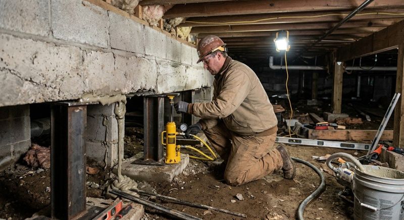 Crawlspace Foundation Repair in Hubert, NC