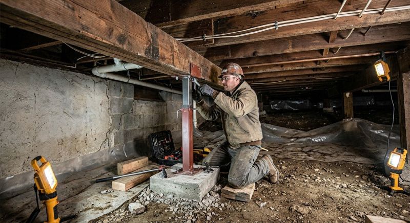 Crawlspace Foundation Repair in Morehead City, NC