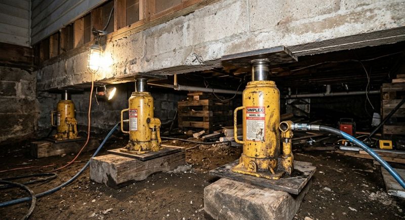 Foundation Jacking in Carteret County, NC