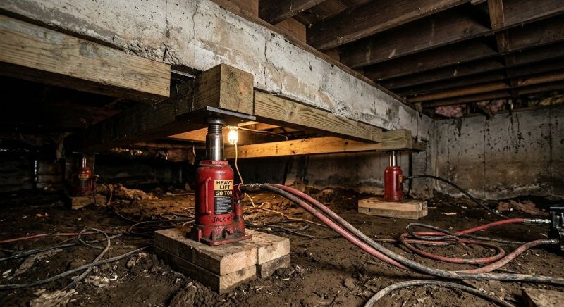 Foundation Jacking in Hubert, NC