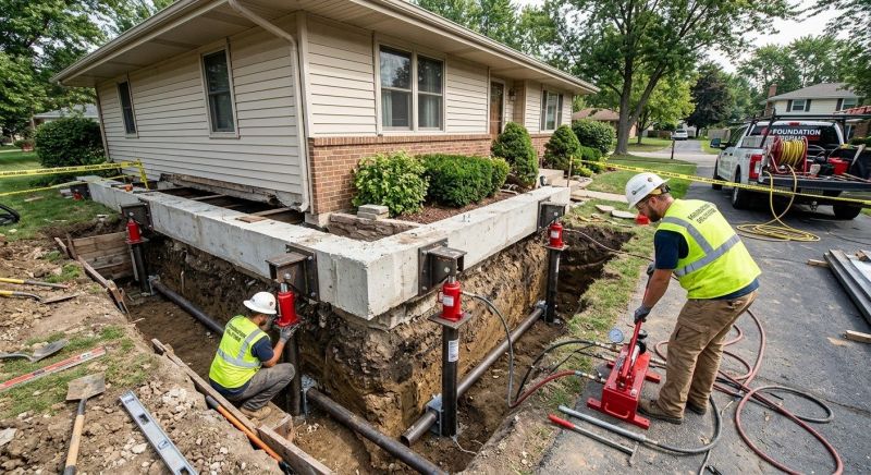 Foundation Jacking in Emerald Isle, NC