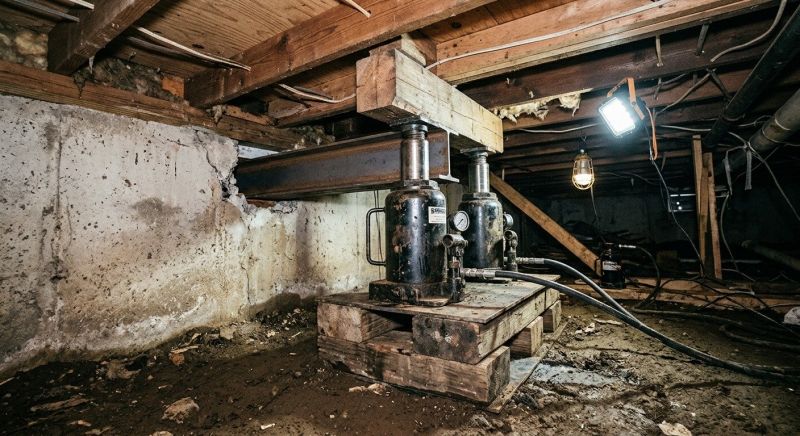 Foundation Jacking in Emerald Isle, NC