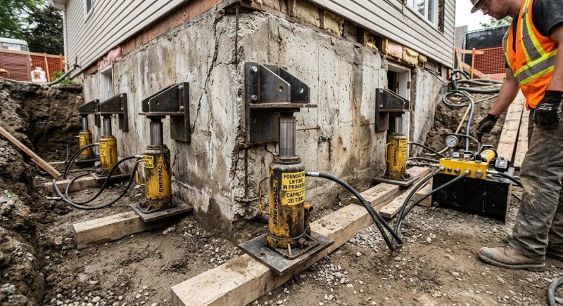 Foundation Jacking in Maysville, NC