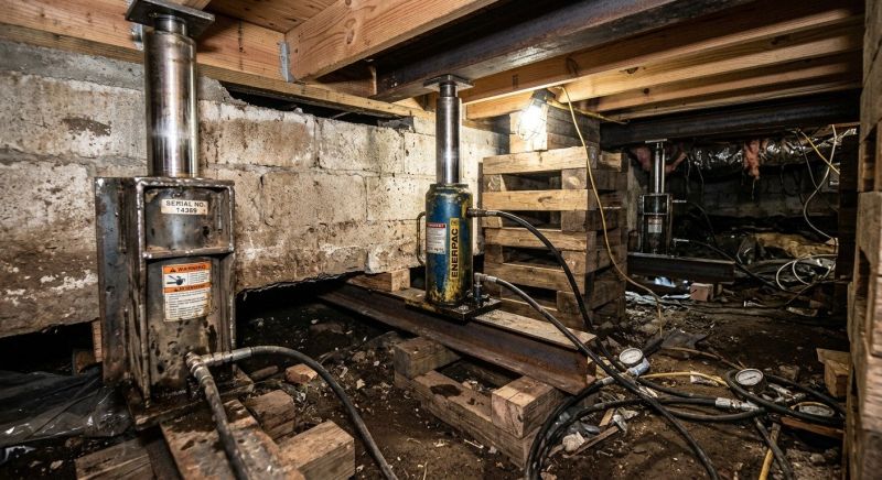 Foundation Jacking in Morehead City, NC