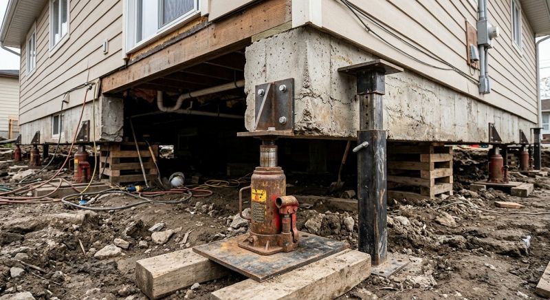 Foundation Jacking in Swansboro, NC
