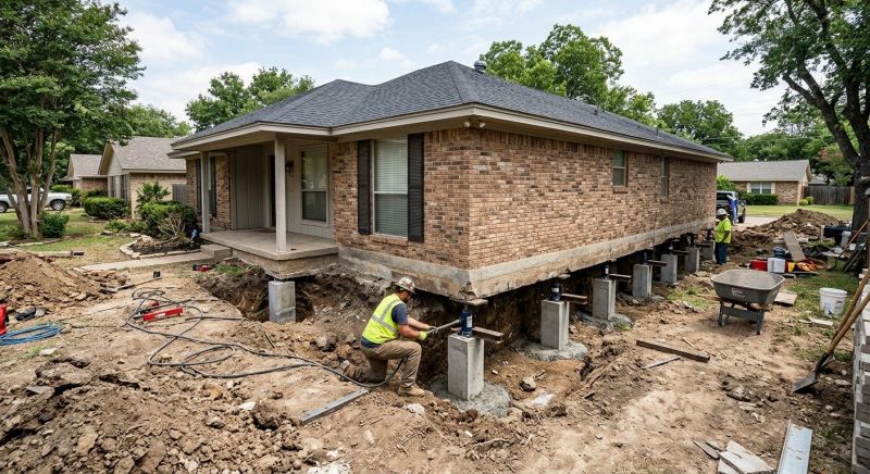 Foundation Pier Leveling in Emerald Isle, NC