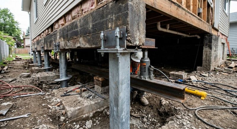Foundation Raising in Hubert, NC
