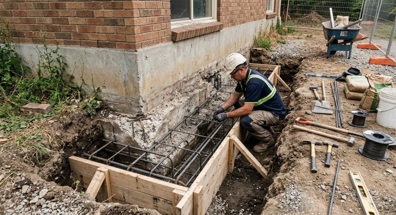 Foundation Repair in Hubert, NC