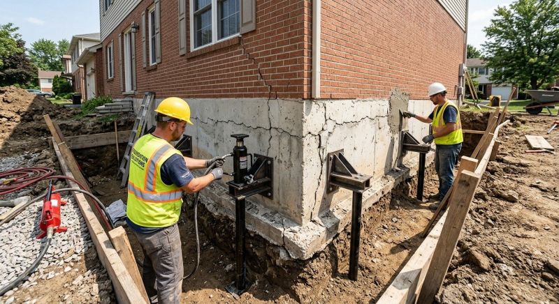 Foundation Structural Repair in Hubert, NC