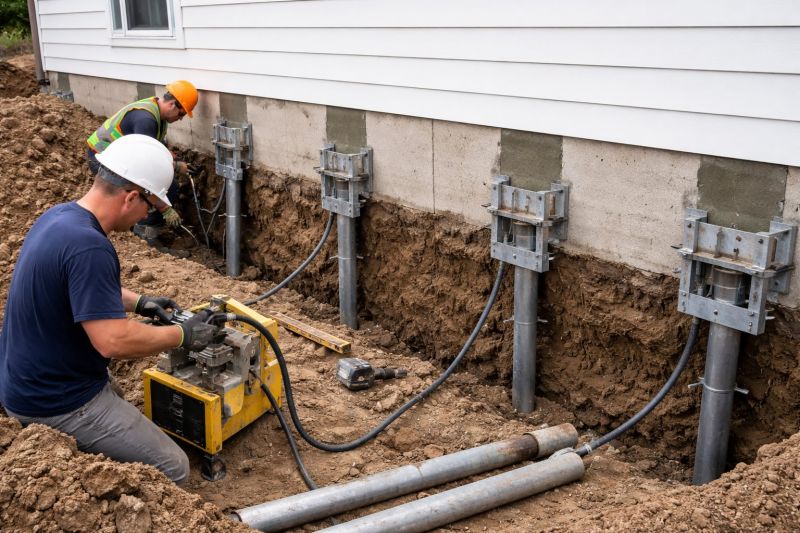 Helical Piers Installation in Emerald Isle, NC