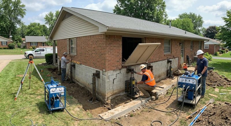 Home Foundation Leveling in Hubert, NC