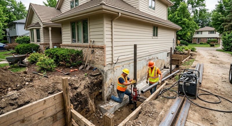 Home Foundation Repair in Havelock, NC