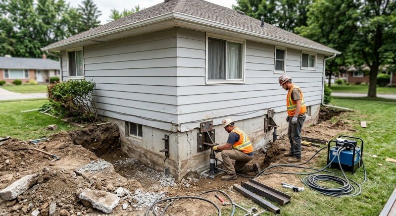 House Foundation Repair in Maysville, NC