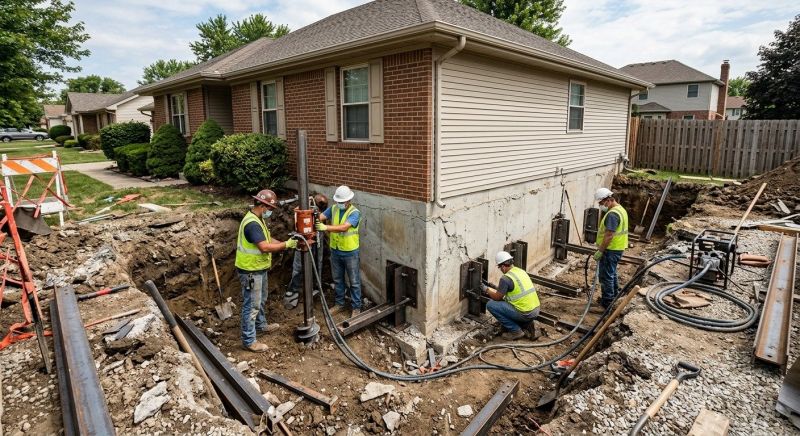 House Foundation Repair in Morehead City, NC