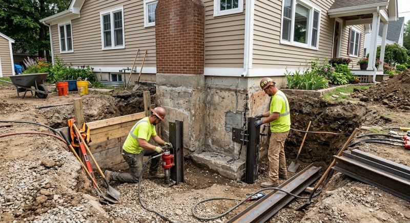House Foundation Repair in Swansboro, NC