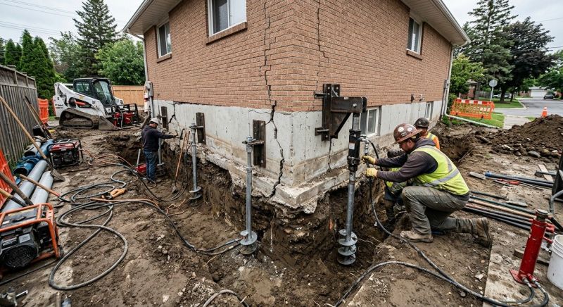 Sinking Foundation Repair in Beaufort, NC
