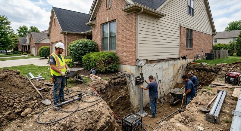 Sinking Foundation Repair in Beaufort, NC