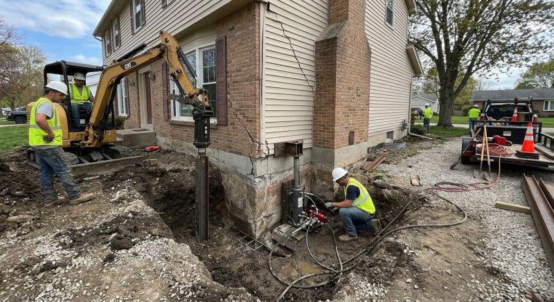 Sinking Foundation Repair in Havelock, NC