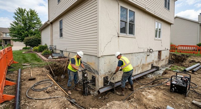 Sinking Foundation Repair in Emerald Isle, NC