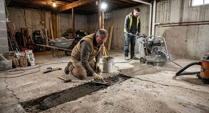 Slab Foundation Repair in Emerald Isle, NC