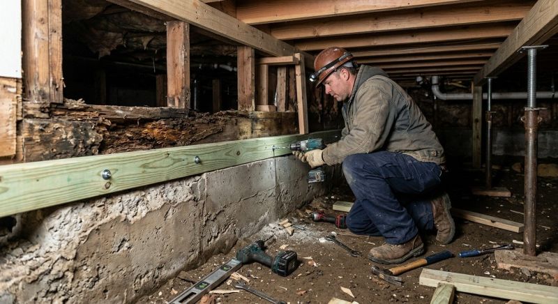 Slab Foundation Repair in Emerald Isle, NC